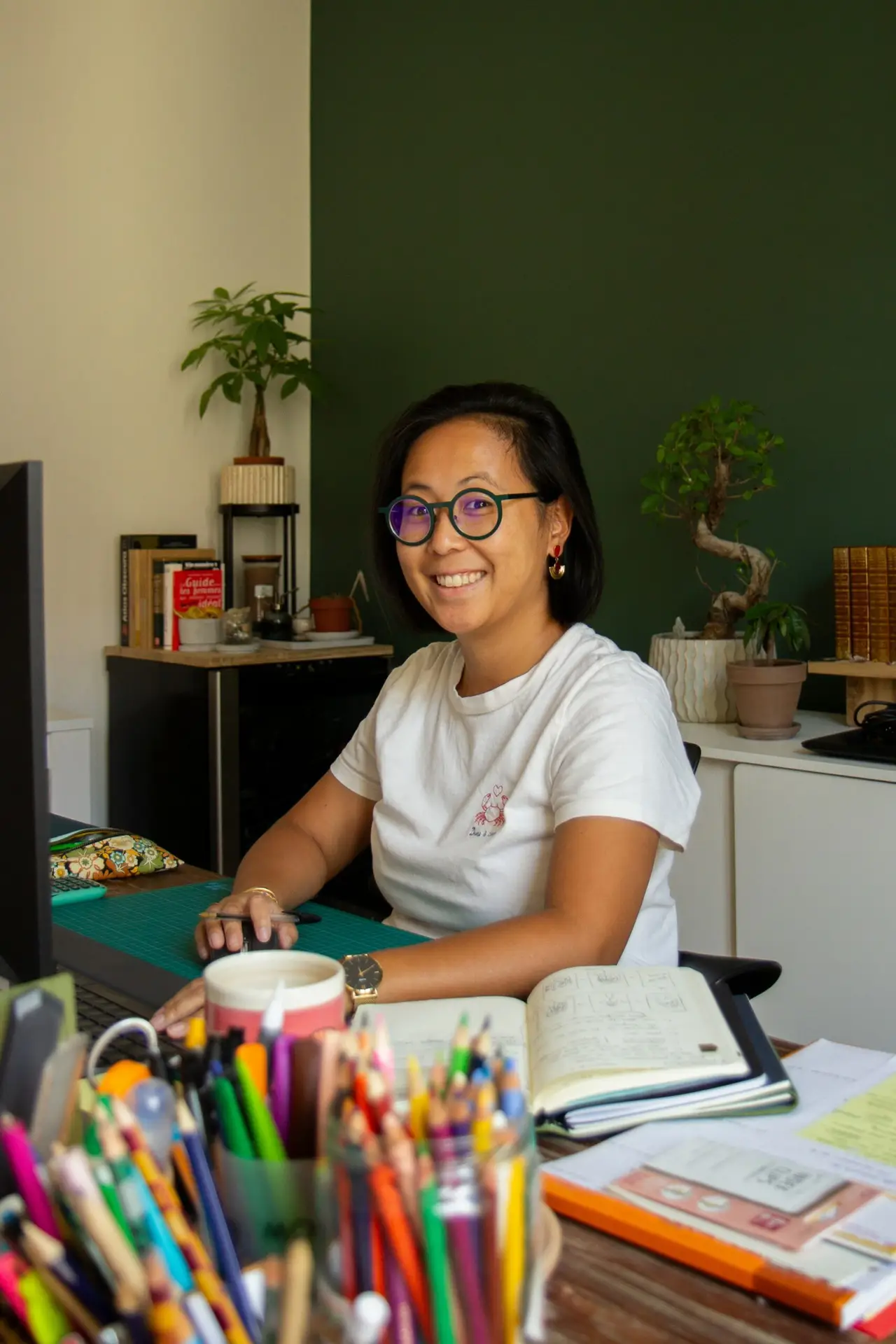 Photo d'Odile PHAM en présentation de PHAGRAM